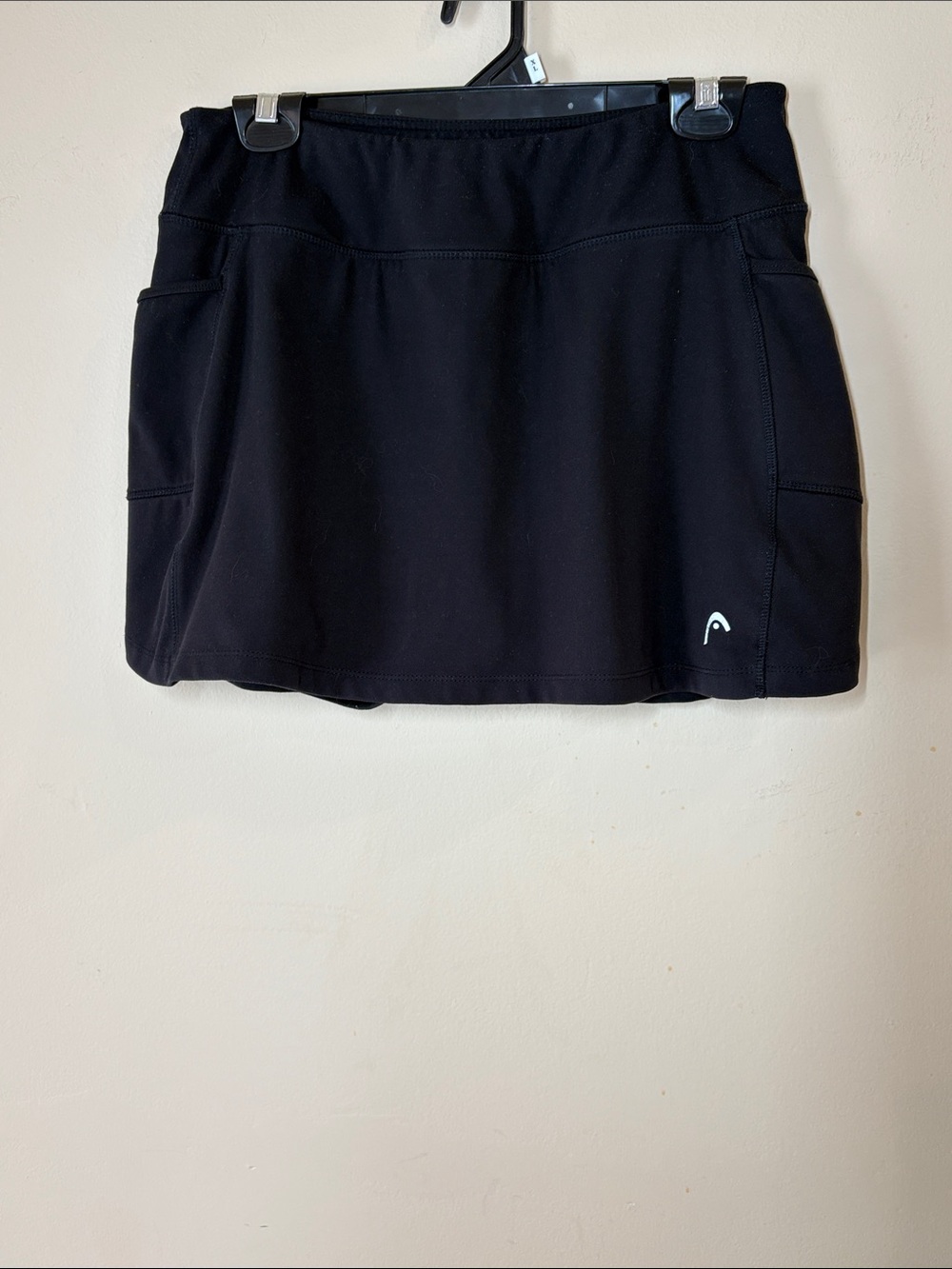 Head Black Activewear Skirt with Branded Tag